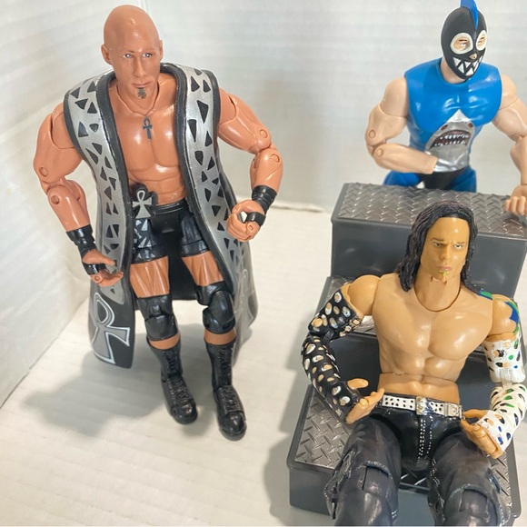 Vintage 2005 TNA Action Figures With Accessories Lot Of 6 - Picture 5 of 9